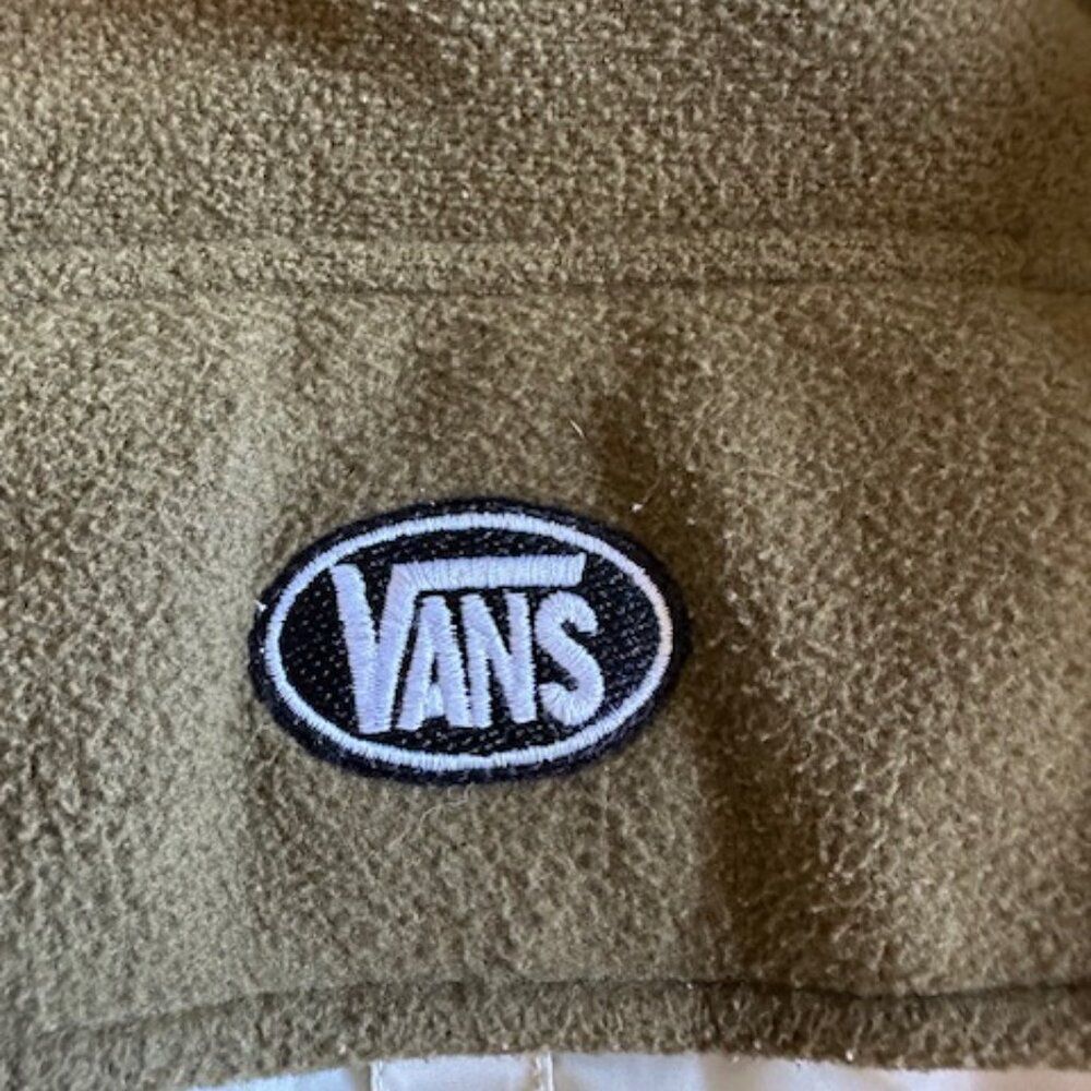 ***** Vans Olive Green and Cream Jacket   8581  Large - Picture 7 of 8